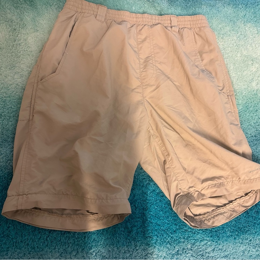 Columbia Mens PFG Backcast Convertible Pant-(KHAKI)* SHORTS ONLY Sz SMALL